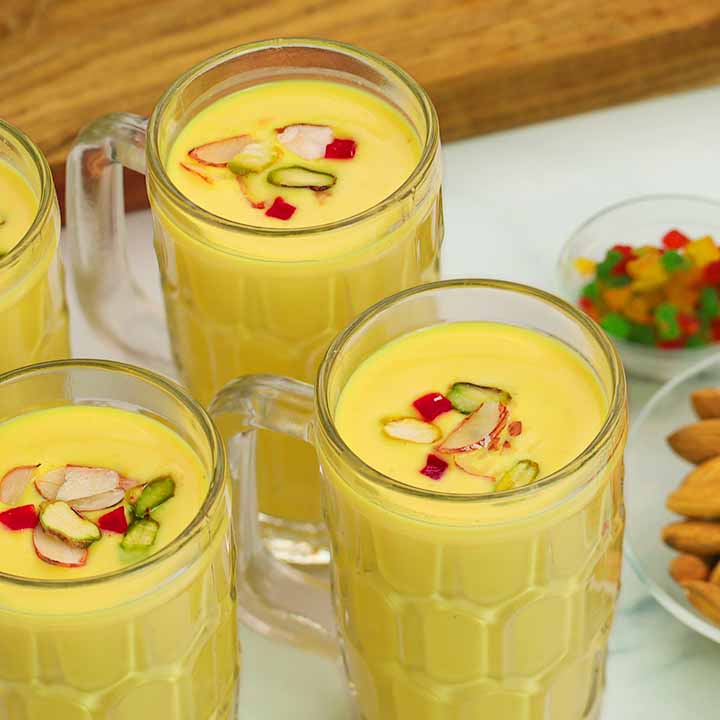 Badam Shake Street Style Badam Milk Shake How To Make Badam Milk 