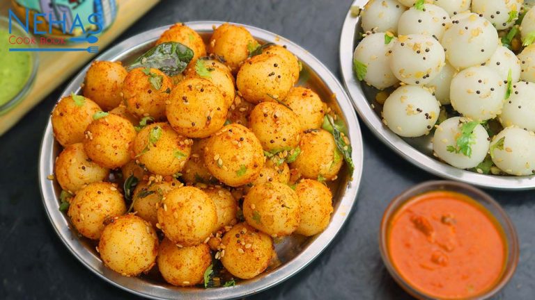 Goli idli recipe | masala rice balls recipe | masala goli idli