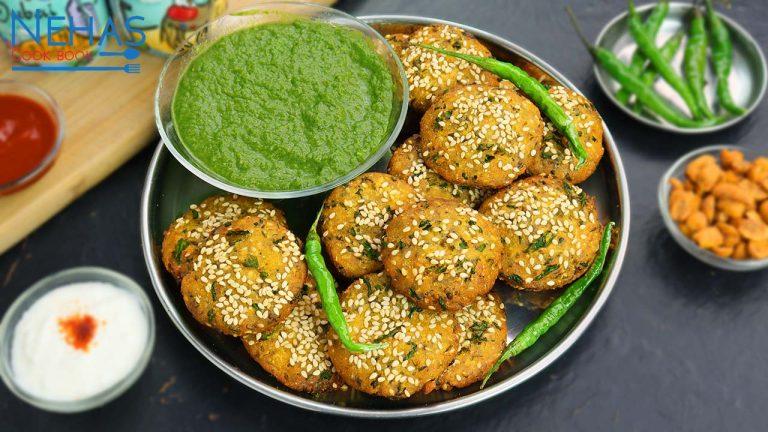 Methi-makai na vada | methi-makai dhebra | Gujarati methi-makai vada with chutney