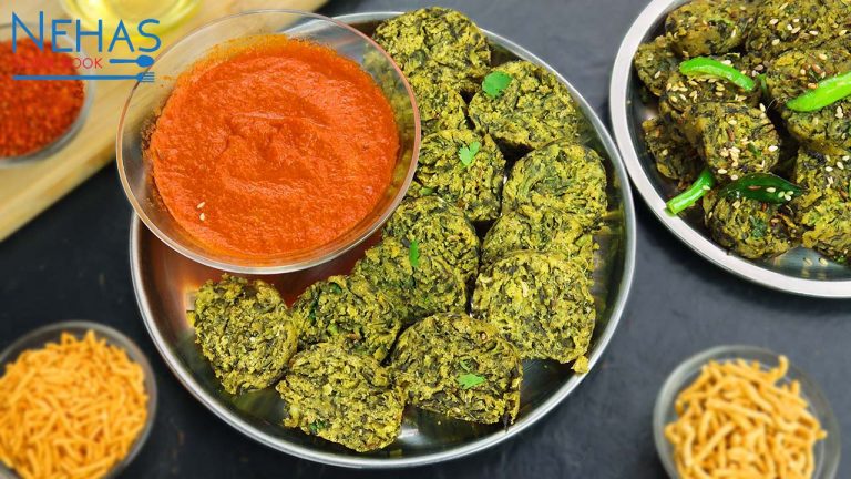 Methi palak na muthiya | palak methi muthiya |Gujarati muthiya