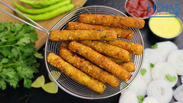 Murmura nashta recipe | murmura fingers recipe | aloo puffed rice sticks