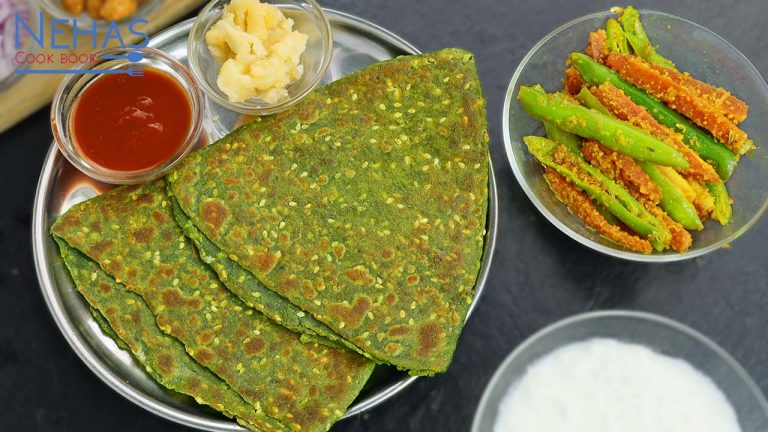 Palak paratha | palak ka paratha | instant Gajar marcha nu athanu | carrot chilli pickle