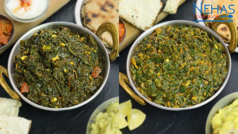 Besan palak sabzi | tandalji (amaranth) ki sabzi | bhaji nu shak