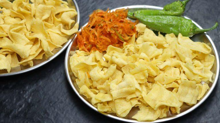 Papdi gathiya recipe| besan papdi with sambharo recipe| How to make gathiya