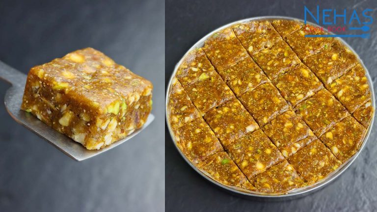 Khajur pak recipe | how to make khajur pak | Gujarati kajur pak