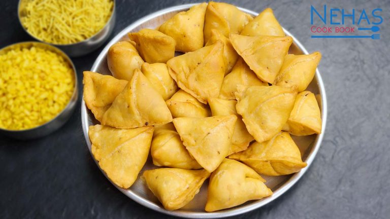 Mini dry samosa recipe | How to make dry samosa | farsan samosa | besan samosa