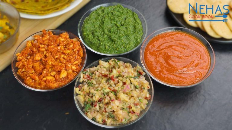 Raw mango chutneys | gud mango chutney | mango onion chutney | raw mango garlic chutney | raw mango green chutney