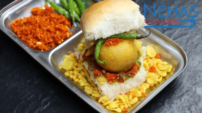 Vada Pav Recipe Gujarati Style Vada Pav How To Make Vada Pav Nehas Cook Book