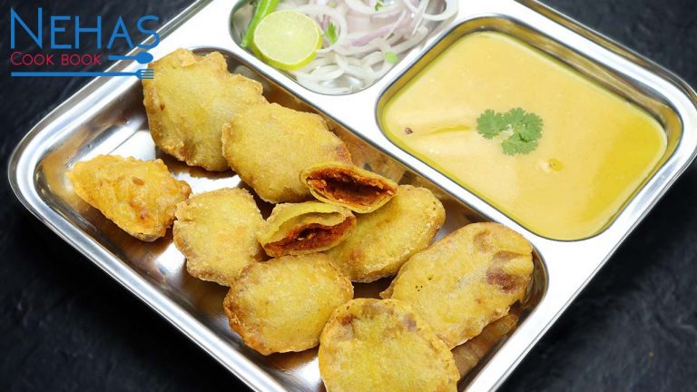 Khambhati Dabda bhajiya | Stuffed Potato bhajiya | potato Fritters