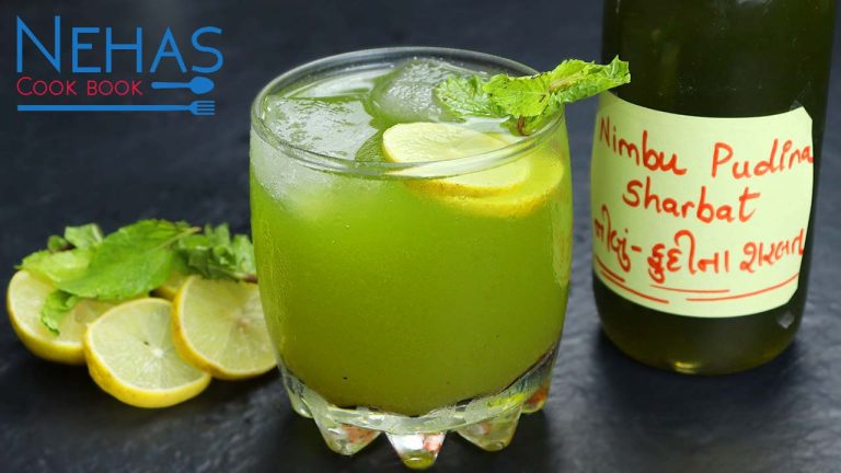 Pudina nimbu sharbat recipe | how to make mint lemonade | summer drink