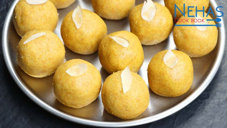 Magaj recipe | Gujarati magas ladoo recipe | besan ladoo recipe