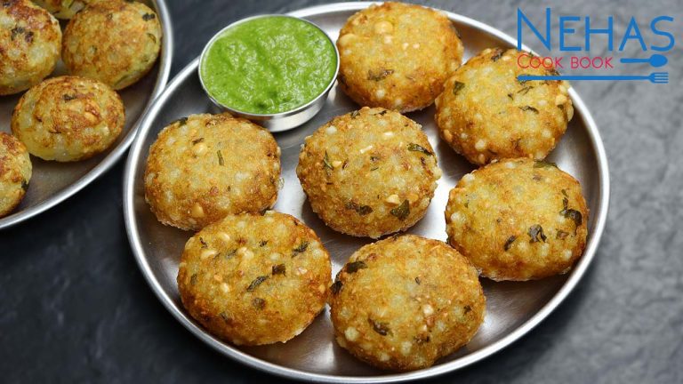 sabudana vada recipe | how to make sabudana vada 2 ways | sago vada with farali chutney recipe