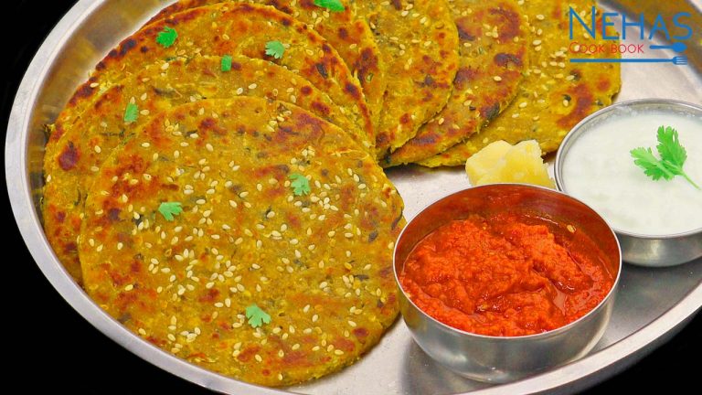 Dhebra recipe | Dudhi na dhebra recipe | Gujarati dhebra with garlic chutney recipe