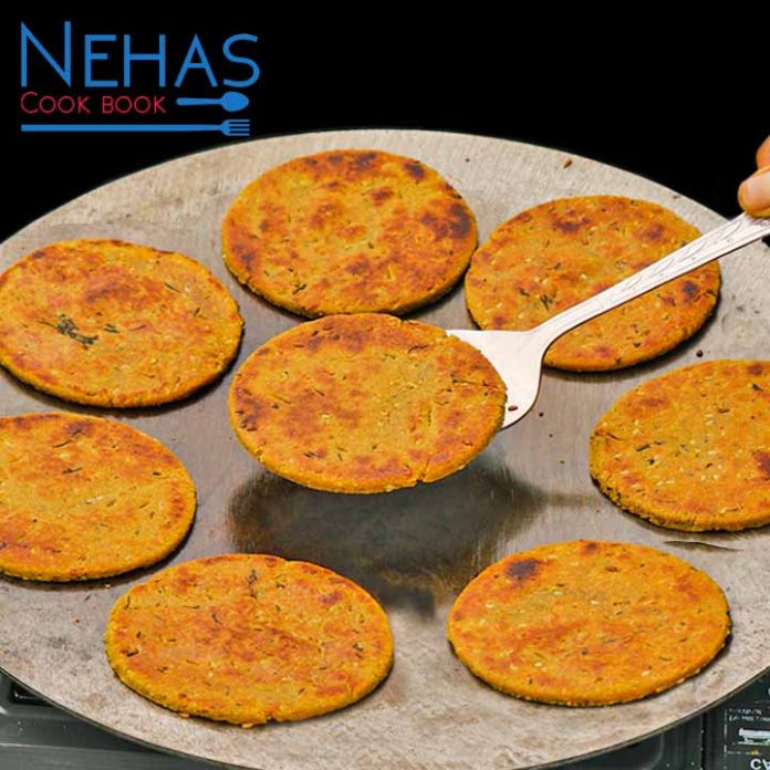 Masala bhakri recipe | crispy masala bhakri | bhakri recipe - Nehas ...