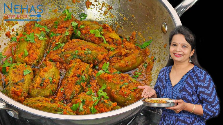 Bharela karela nu shak | bharwa karela | stuffed karela recipe