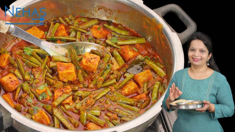 Guvar dhokli nu shaak recipe | Guvar dhokli sabzi in pressure cooker | kathiyawadi guvar dhokli nu shaak