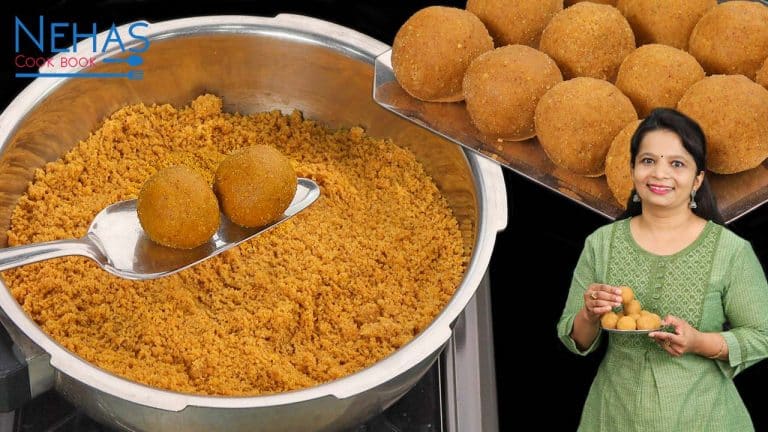 Magas na ladoo | besan ladoo recipe | besan ladoo in pressure cooker