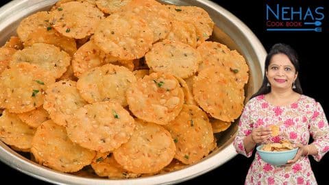 Rice papdi recipe | chawal ki papdi | chawal ki mathri - Nehas Cook Book