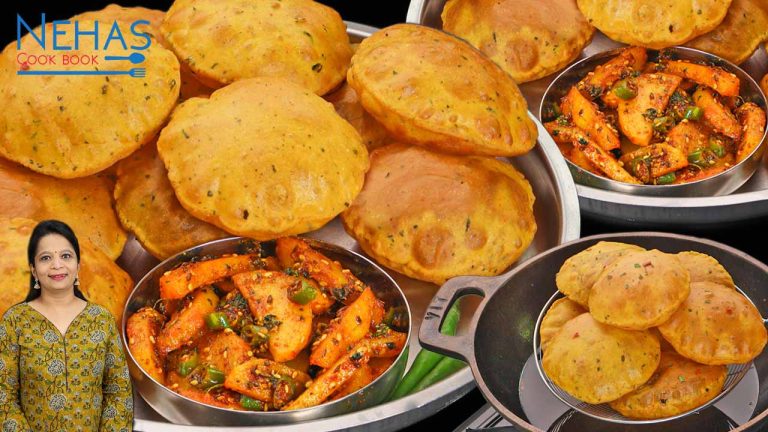 Masala puri with batata sabji | poori and aloo ki sabji | puri shak