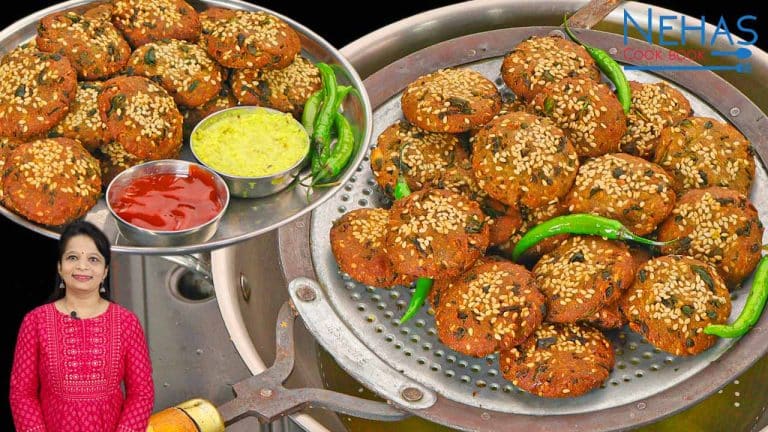 Bajri methi na vada recipe | bajri na vada | bajri dhebra