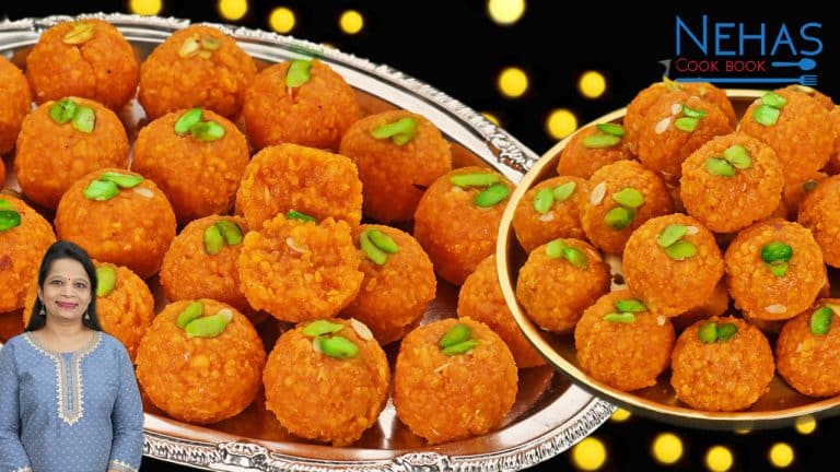 Motichoor ladoo recipe | boondi ladoo | boondi laddu