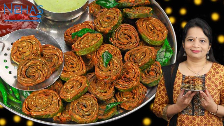 Palak patra recipe | crispy palak patra | palak vadi | palak rolls