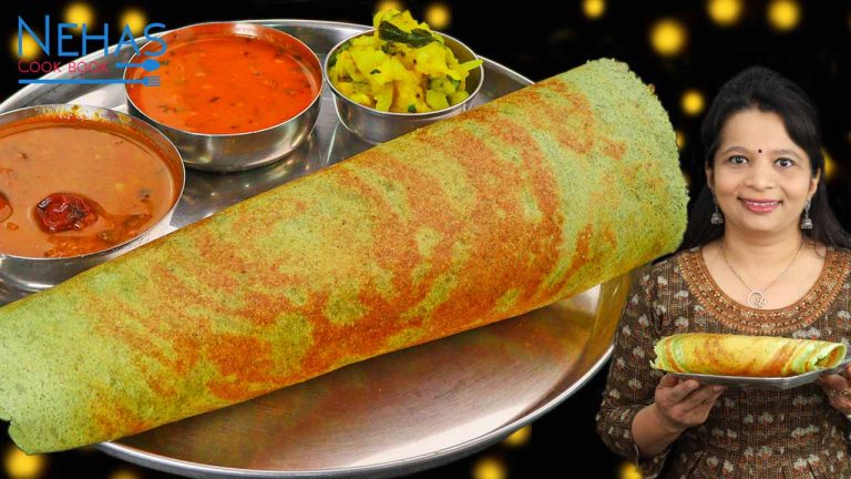 Green moong masala dosa recipe | Mysore moong dosa | Pesarattu recipe