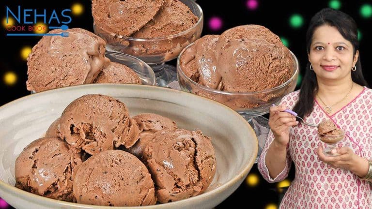 Chocolate ice cream recipe | homemade chocolate ice cream | choco ice cream