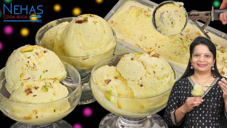 Homemade Ice cream with ice cream premix recipe | custard ice cream | ice cream recipe